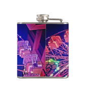 赤と紫の観覧車 フラスク (裏面)