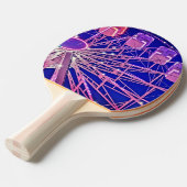 赤と紫の観覧車 卓球ラケット (正面アングル)