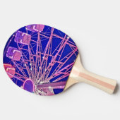 赤と紫の観覧車 卓球ラケット (横)