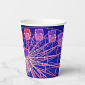 赤と紫の観覧車 紙コップ (裏面)