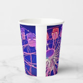 赤と紫の観覧車 紙コップ (左)