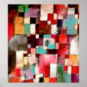 赤と紫 – 黄色のリズム ポスター (正面)