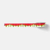 赤と緑と白のクリスマス サテンリボン (正面)