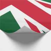 赤と緑と白 ラッピングペーパー (角)