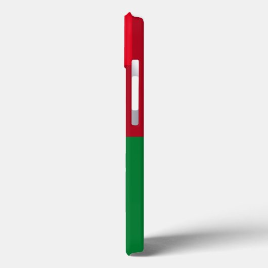 赤と緑のかわいい犬の写真の休日 Case-Mate iPhoneケース (裏面 / 左)