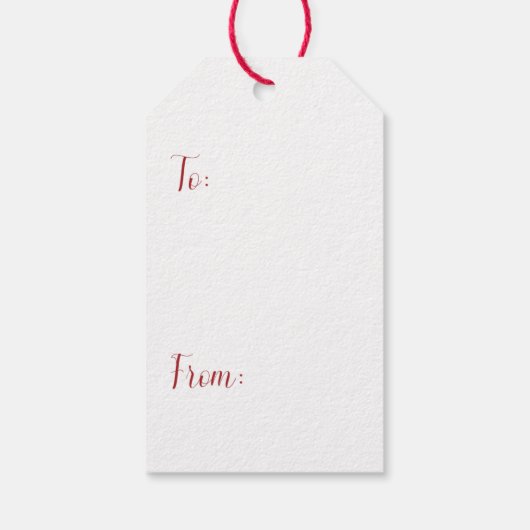 赤と緑のくるみ割りギフトラベル ギフトタグ (裏面)