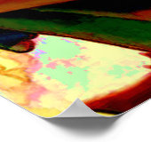 赤と緑のアガベ ポスター (角)