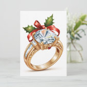 赤と緑のクリスマスは日付カードを除く 招待状 (スタンド正面)