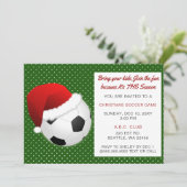 赤と緑のクリスマスサッカー大会 招待状 (スタンド正面)