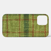 赤と緑のクリスマスタータンチェック。 Case-Mate iPhoneケース (裏面 (横))