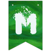 赤と緑のクリスマスデコレーション バンティングフラッグ (第2の旗)