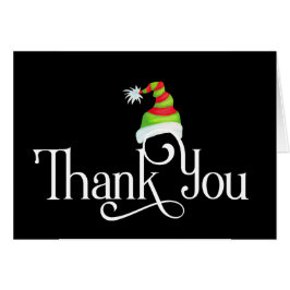 赤と緑のクリスマスハットをありがとう