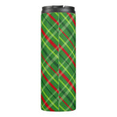 赤と緑のクリスマスプレッドパターン タンブラー (裏面)