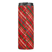 赤と緑のクリスマスプレッドパターン タンブラー (裏面)