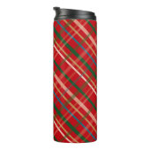 赤と緑のクリスマスプレッドパターン タンブラー (回転右)