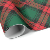 赤と緑のクリスマスプレッドホリデーギフトラップ ラッピングペーパー (ロールコーナー)