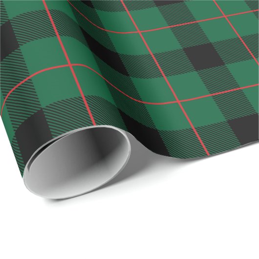 赤と緑のクリスマスプレッドホリデーギフト ラッピングペーパー (ロールコーナー)