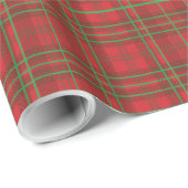 赤と緑のクリスマスプレド ラッピングペーパー (ロールコーナー)