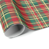 赤と緑のクリスマスプレド ラッピングペーパー (ロールコーナー)