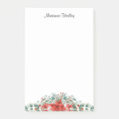 赤と緑のクリスマス名前をカスタムするのポストイット注記 ポストイット (正面)