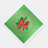 赤と緑のクリスマス 名前変更テキスト (コーナー)