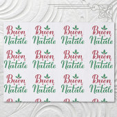 赤と緑のクリスマス Buon Natale 薄葉紙