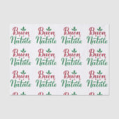 赤と緑のクリスマス Buon Natale 薄葉紙 (正面)
