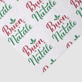 赤と緑のクリスマス Buon Natale 薄葉紙 (詳細)
