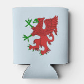 赤と緑のグリフィン 缶クーラー (裏面)