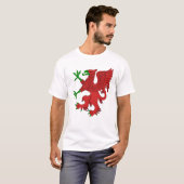 赤と緑のグリフィン Tシャツ (正面フル)