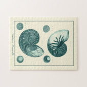 赤と緑のシーシェルアート ジグソーパズル (横)