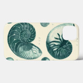 赤と緑のシーシェルアート Case-Mate iPhoneケース (裏面 (横))