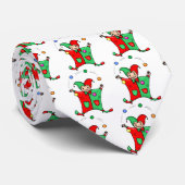 赤と緑のジャグリング・ジェスター ネクタイ (ロール)