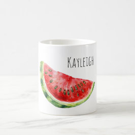 赤と緑のスイカ  コーヒーマグカップ