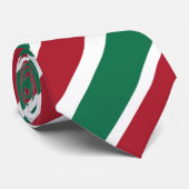 赤と緑のストライプクリスマス ネクタイ (ロール)