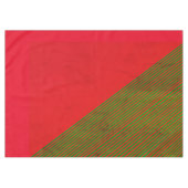 赤と緑のストライプテーブルクロス テーブルクロス (正面(横))