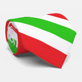 赤と緑のストライプパターン ネクタイ (ロール)