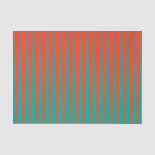 赤と緑のストライプ 薄葉紙 (正面)