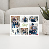 赤と緑のスノーフレークの喜び数々の写真 シーズンカード