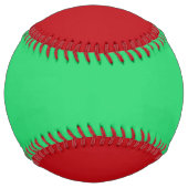 赤と緑のソフトボールを獲得する ソフトボール (裏面)