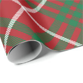 赤と緑のチェック ラッピングペーパー (ロールコーナー)