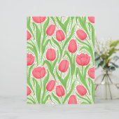 赤と緑のチューリップ (スタンド正面)