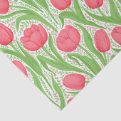 赤と緑のチューリップ 薄葉紙 (詳細)