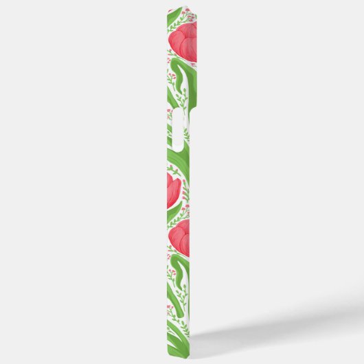 赤と緑のチューリップ Case-Mate iPhoneケース (裏面 / 右)