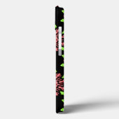 赤と緑のネオン花ケースメイトiPhoneケース Case-Mate iPhoneケース (裏面 / 左)