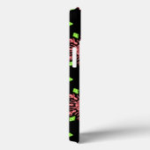 赤と緑のネオン花ケースメイトiPhoneケース Case-Mate iPhoneケース (裏面 / 右)