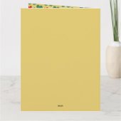 赤と緑のハート カード (裏面)