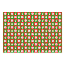 赤と緑のバレーボール&サンタマッチングクリスマス