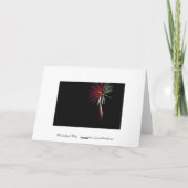 赤と緑のパームカード カード (裏面)