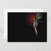 赤と緑のパームポストカード ポストカード (正面/裏面)